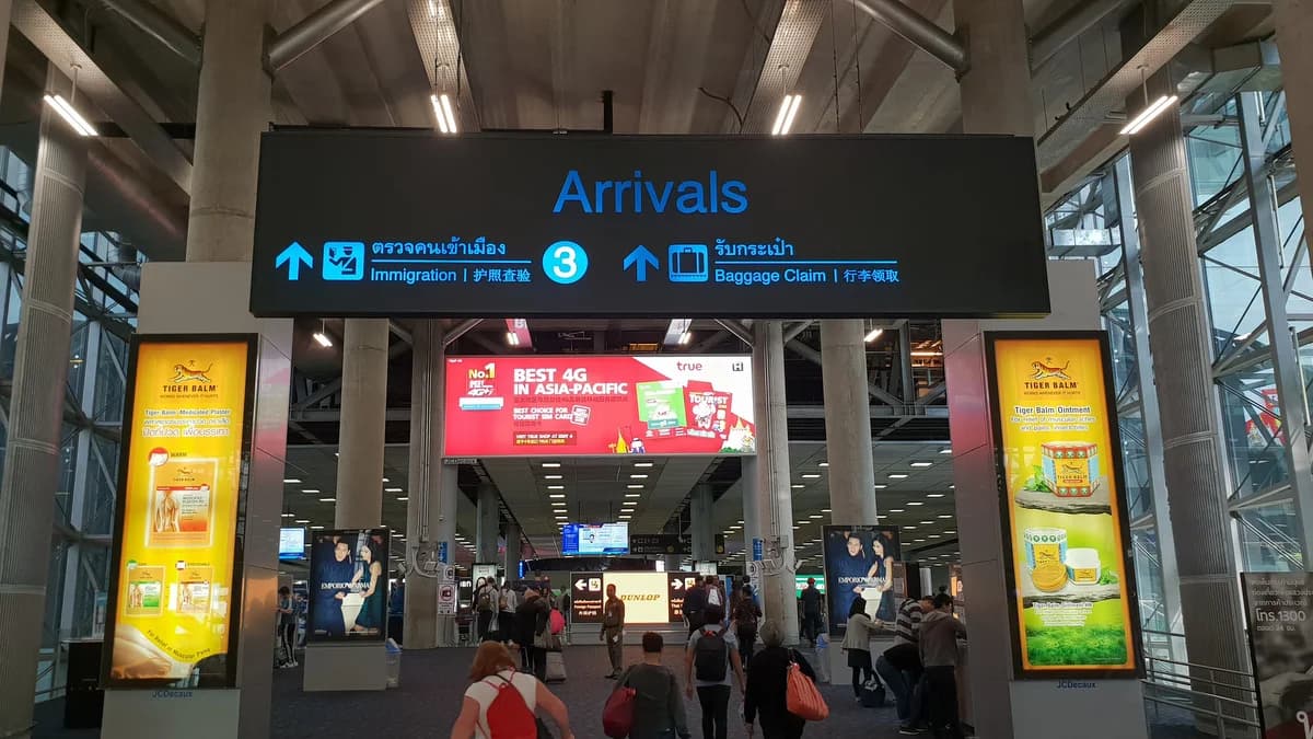Suvarnabhumi Airport (BKK) arrivals hall, visual context for FastTrack BKK arrival fast track service