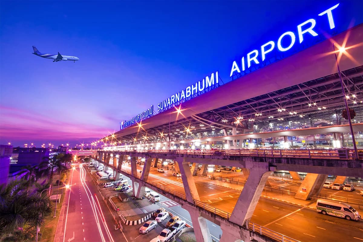 Suvarnabhumi Airport (BKK) terminal concourse, visual context for FastTrack BKK departure fast track service